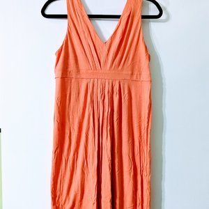 Flattering Peachy Pink Knit Dress